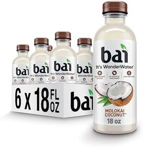 Bai Antioxidant Infused Water Beverage, Molokai Coconut, with Vitamin C and No Artificial Sweeteners, 18 Fluid Ounce Bottle, 6 Pack