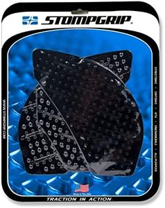 Stompgrip Motorcycle Traction Pads - STREET BIKE TANK GRIPS - VOLCANO - 0037 (Black)