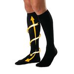 CABEAU Bamboo Compression Socks - Travel/Home, Help Swelling/Blood Flow - LARGE