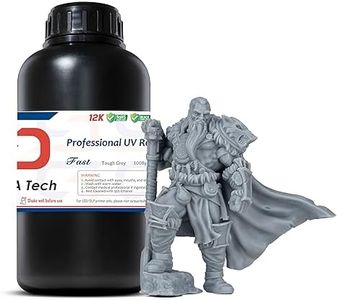 Siraya Tech Fast ABS-Like 3D Printer Resin, Tough Grey, Enhanced Durability for 3D Printing, High Impact Resistance, Smooth Finish, Ideal for 4K/8K/12K LCD DLP SLA 3D Printer - 1kg