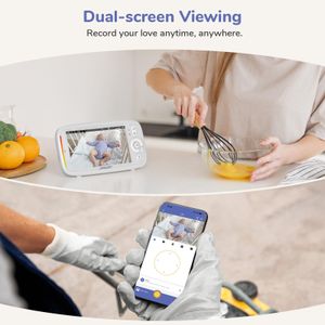 2K WiFi Video Baby Monitor with 2 Cameras – HD Wireless Surveillance