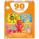 Maynards, Assorted Gummy Candy (Pack of 90), Sour Patch Kids, Fuzzy Peach, Swedish Berries, Swedish Fish, Bulk Candy, Halloween Candy, Individually Wrapped, Sour Candy, 1.12 kg