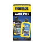 Rain-X Rain Repellent & Anti-Fog Treatment Value Pack - Hydrophobic Formula for Clear Visibility and Fog-Free Windscreen - Ideal for Car Windows & Interior Mirrors - 200ml x 2