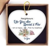 Jutasty Neighbour Gifts Ornaments, Neighbours Friendship, Gift for Neighbour, Best Neighbors Gifts Farewell Gifts for Neighbors Moving Away Leaving Farewell, House Warming New Neighbor Welcome Gift