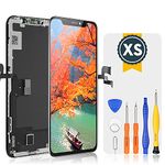 bokman for iPhone XS Black LCD Screen Replacement Parts Display Assembly Front Panel