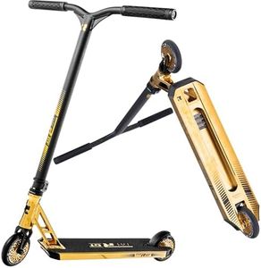 Root Industries - Type R GT Complete Pro Scooter - Aluminum Handlebars, 5" Deck, Lotus Wheels - Professional-Grade for Adults/Kids - Durable Scooter Deck, High-Performance Wheels (Gold Rush)