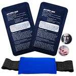 Ice Packs for Injuries Reusable(3 Piece Set),Gel Hot & Cold Ice Packs,Joint Pain, Muscle Pain, Ice Packs with Adjustable Straps, Treat Arms, Shoulders, Knees, Legs Back and More