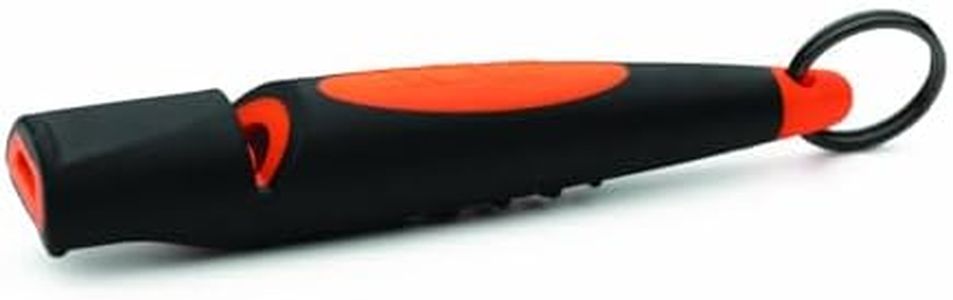 ACME Alpha 210.5 Dog Training Whistle with Enhanced Ergonomic Grip. BPA-Free Plastic. 110 dBA. Standardized Frequency for Smaller Dogs. Weatherproof. Made in the UK (Black on Day Glow Orange)