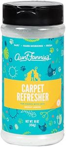 Aunt Fannie's Cat Carpet Refresher, Odor Neutralizing Powder for Homes with Cats, Kittens and Other Pets, Bright Lemon Scent, 16 Ounce (Pack of 1)