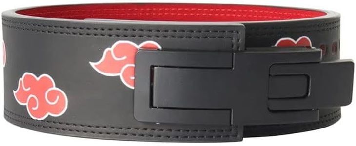 Nekketsu Ceinture d'Haltérophilie Pro pour Hommes - Support Dos Ajustable en Cuir avec Boucle à Levier, Idéale pour Squat et Deadlift, Double Couche Épaisseur 13mm, Tour de taille 75-95cm