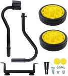 KIKITE Generator Wheel Kit Compatible with Champion 2800-4750w with Folding Handle and Never-Flat Tires, Generator Replacement Parts 40065