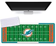 Large Gaming Mouse Pad, Mousepad with Non-Slip Rubber Base for Laptop Computer Desktop Keyboard,Football Fans Boy Husband Gift Little Green Design Mat