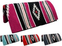 Tahoe Tack Hand Woven Navajo Acrylic Western Horse Saddle Blanket - Multiple Colors - 32x64