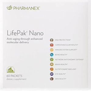 Nu Skin Pharmanex LifePak Nano | Daily Supplement with Essential Nutrients | Boosts Overall Health, Immunity, and Vitality | Convenient & On-the-Go Nutrient Packets for Active Lifestyles | 60 Packets