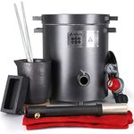 TOAUTO 6KG Propane Melting Furnace Kit TMF6000B-V3 Propane Foundry Home Kiln for Smelting Casting Gold Silver Copper Scrap Metal Recycle Aluminum CA