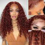 EAGERA Reddish Brown Curly Wig Huma