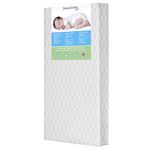 Dream On Me Full Size Firm Foam Crib and Toddler Bed Mattress, Carousel, 6"