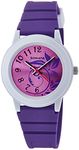 SF Quartz Analog Pink Dial Plastic Strap Watch for Women-NR8992PP03