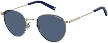 Polaroid Sunglasses Men's PLD 2082/S/X Sunglasses, Gold/Polarized Gray, 49mm, 20mm