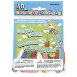 Unique Party 5159 - Latex Assorted Water Balloons, Pack of 40