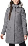 Columbia Women's Suttle Mountain Long Insulated Jacket, City Grey, XX-Large