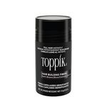 Toppik Hair Building Fibers, Keratin-Derived Fibres For Naturally Thicker Looking Hair, Cover Bald Spot, 12 grams - Dark Brown