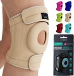 MODVEL ELITE Knee Brace for Women & Men with Side Stabilizers, Patella Gel Pads Brace for Meniscus Tear for Maximum Knee Pain Support - ACL Knee Braces for Running, Workout, Arthritis & Joint Recovery