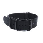 WAMD Zulu Watch Strap (Black, 20 mm)