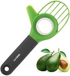 Avocado Slicer - LUXEAR 3-in-1 Avocado Cutter Tool with Comfort-Grip Handle BPA Free Multifunctional Avocado Knife Works as Splitter Pitter Slicer Suitable for kiwi dragon fruit, Green