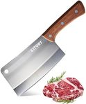 Meat Cleaver, Premium 7" Heavy Duty Hand Forged Meat Cleaver - Full Tang High Carbon Stainless Steel Butcher Knife for Chopping Bone and Meat, Ideal for Home, Kitchen, and Professional Use