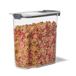 Rubbermaid Brilliance Pantry Cereal Keeper, Modular Food Storage Container, BPA-Free, 4.25 L (18 Cup)