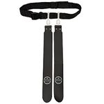 Public Sports Flag Football Belt - 2 Flags - Single, Black, One size fits most