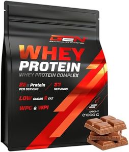 Whey Protein Complex - 1000 g (Chocolate) - Con contenido de aislado - Polvo de proteína soluble instantánea con BCAA y EAA - German Elite Nutrition