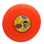 Neoinsta Big Frisbee | Flying Discs | Saucer | Skimmer for Kids, Adults, and Dogs Perfect for Indoor/Outdoor Sports Games Made with Unbreakable Soft Flexible (Orange)