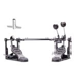 Vaisoeny Bass Drum Pedal，Double Bass Drum Pedal，Double Chain Drum Kick Pedal Suitable for Electric Drum Set or Acoustic Drum Kit.