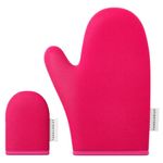 Tanologist Self-Tanning Face & Body Mitt Duo, Reusable & Machine Washable, Double-Sided Soft Mitts, Flawless Streak-Free Tan, Water-Resistant Barrier, Easy Mess-Free Application