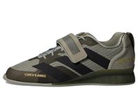 adidas Unisex-Adult Adipower Weightlifting 3 Cross Trainer, Silver Pebble/Black/Olive Strata, 5 Women/4 Men