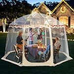 Bubble Clear PVC Tent for Outdoor Dining Igloo PVC Tent Oversize Protection from Cold, Wind and Snow for Outdoor, Backyard, Patios, Screen House Room 8-10 Person.…