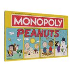 Monopoly Peanuts Board Game, Play as Snoopy on Sled, Baseball Cap, Kite Eating Tree & More, Officially Licensed and Collectible Monopoly Game Based On The Famous Comic Strip Peanuts