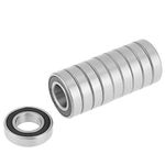 10PCS 6901-2RS Ball Bearings Double Shielded Miniature Deep Groove Ball Bearings 12x24x6mm