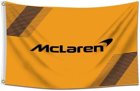 Kasflag Racing Fan Flag Orange Banner (Double Side Printed, 3x5ft,Heavy Duty, Durable 150D Polyester) Brass Grommets For College Dorm Room Man Cave, Checkered