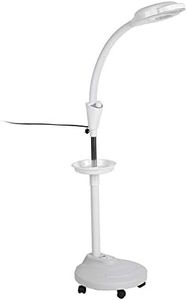 Tattoo Lamp, LED Beauty Salon Cold Light Lamp, Adjustable 8X Magnifying illumination Lamp Floor Lamp, Perfect for Eyelash Extension, Eyebrow Lips Tattoo, Nail Art (UK)Height: approx. 160 cm / 63 inch