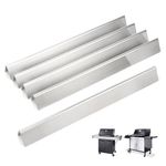 QuliMetal 7537, 16 Gauge, Stainless Steel Flavorizer Bars, Heat Shield Plates Replacement Parts for Weber Gas Grills (22.5 x 2.25 x 2.375)