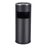 SONGMICS Standing Ashtray Cigarette Bin Outdoor Stainless Steel Black 60.5 x 24.5 cm LTB17C