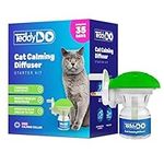 TeddyDo Calming Diffuser for Cats | UK Plug In |Days Starter Kit | Free Calming Collar | Reduce Spraying, Scratching and Other Problematic Behaviors | Calming and Relaxing Effect | 48 ml