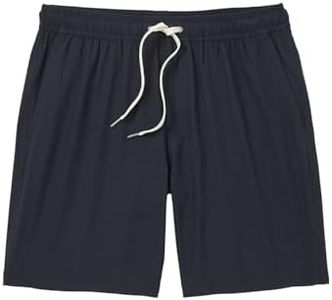 Fair Harbor The One Short –– Men's All-Purpose Athleisure Short, 6-inch Inseam with Liner –– Flexible, Quick-Drying Black