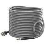 DANCINGBOAR 10M Super Flexible Pressure Washer Replacement Hose M22-14mm Thread and Click Bayonet Connector 3600PSI Flexible Jet Wash Hose