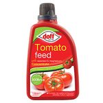 Doff Tomato Feed Fertiliser High Potash with Seaweed and Magnesium for Strong and Healthy Growth, 1 x 1L Doff Tomato Feed by Thomspon & Morgan