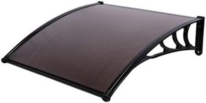 40"x 40" Window Awning Door Canopy Exterior，Window Door Entry Awning Polycarbonate Cover Front Door Window Shade Outdoor Patio Canopy Sun shetter，Rain and Snow Protection