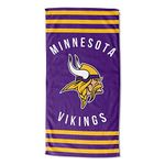 The Northwest Company 1NFL/72004/0023/RET: 30X60 Beach Towel Stripes - Vikings